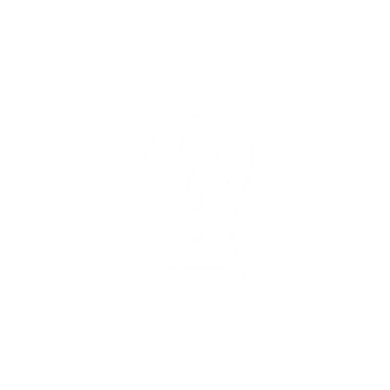 Drawn image of a question mark