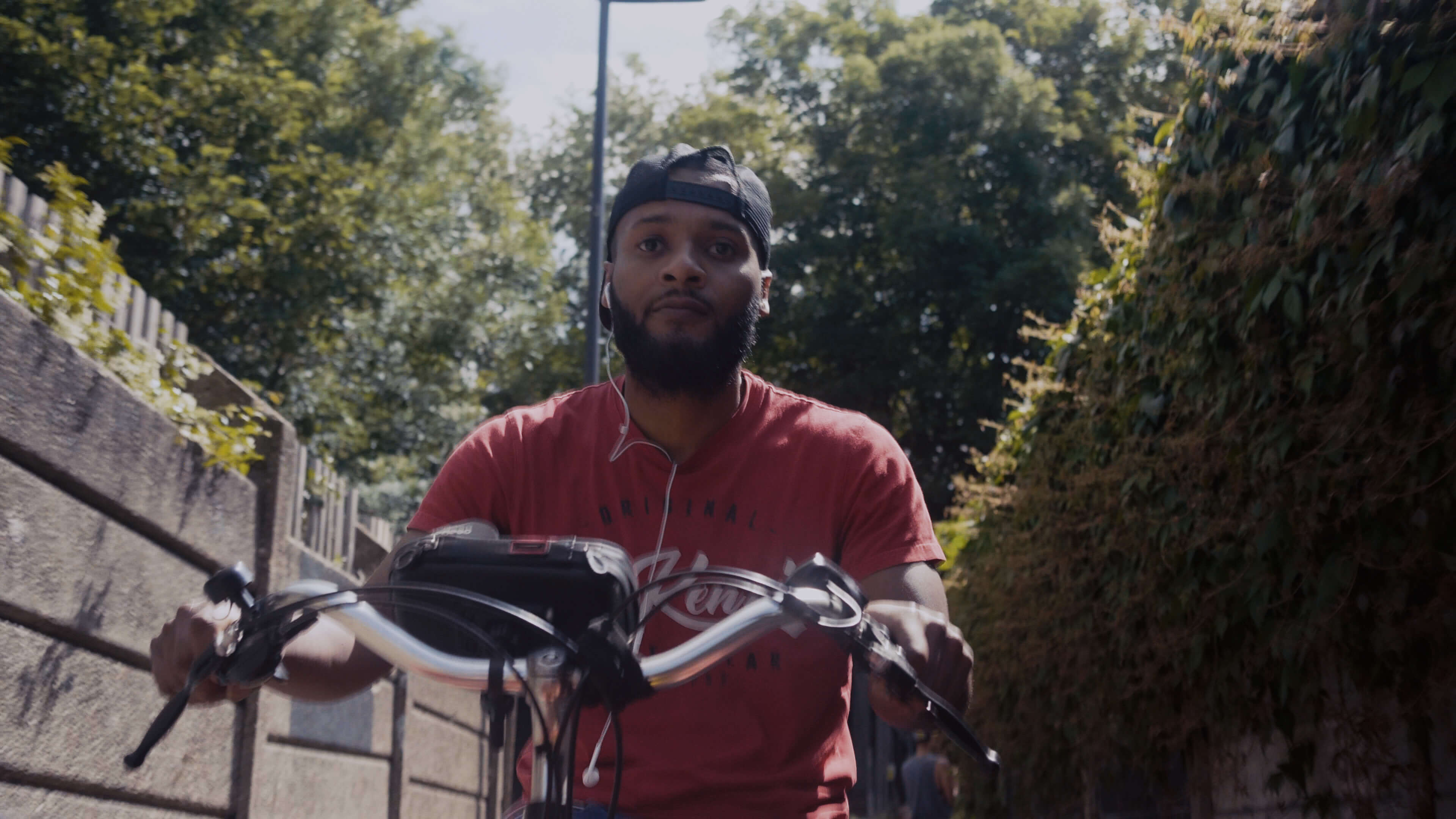 Spedal, a man riding a bicycle