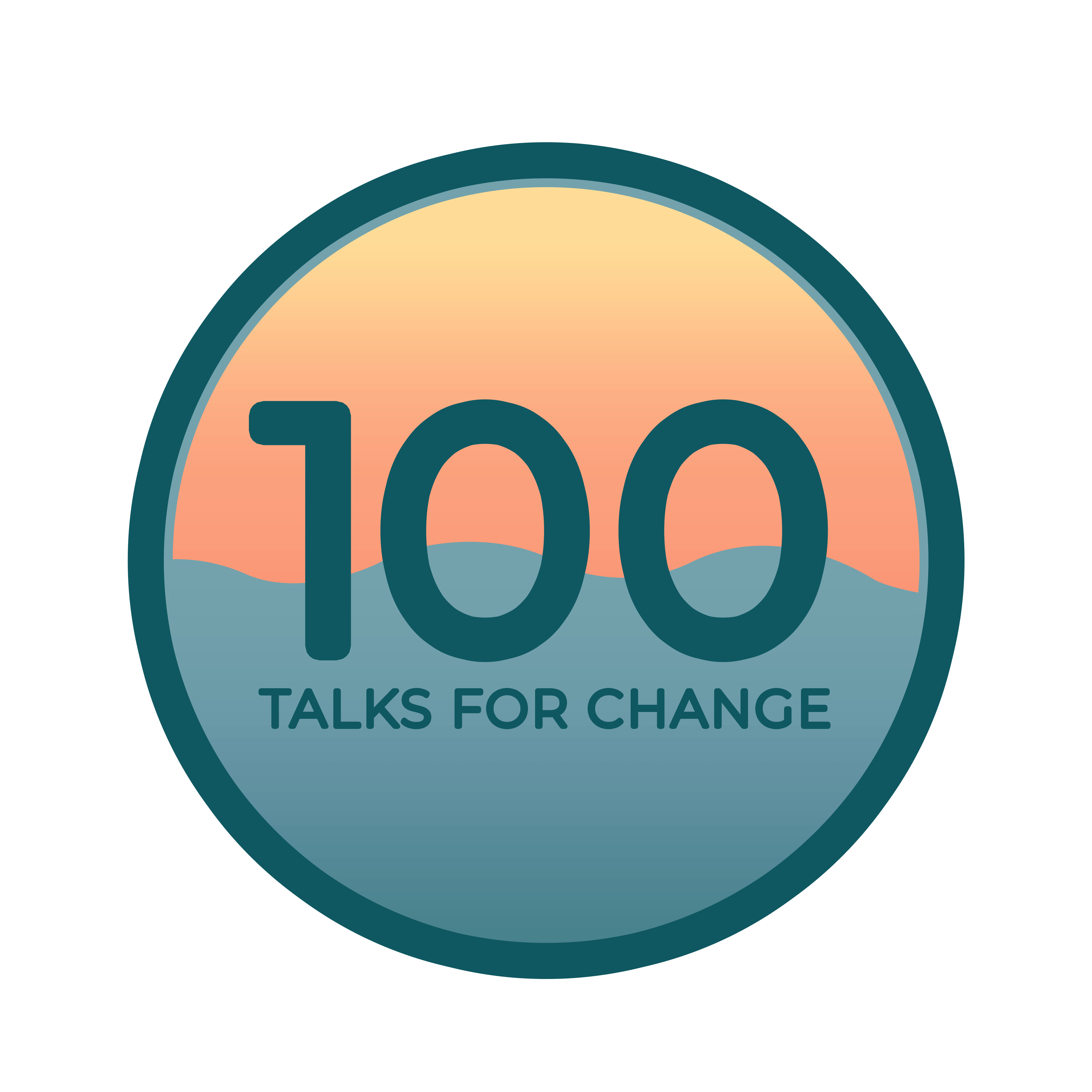 100 talks for change logo